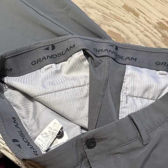 Grand Slam Men's Slate Gray Chinos - Picture 2 of 7